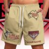 Essendon Bombers AFL x Great Northern Beer Short Pants Custom Name Gifts For Fans - Limited Edition