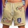 Fremantle Dockers AFL x Great Northern Beer Short Pants Custom Name Gifts For Fans - Limited Edition