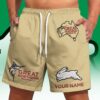 South Sydney Rabbitohs NRL x Great Northern Beer Short Pants Custom Name Gifts For Fans - Limited Edition