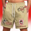 St. George Dragons NRL x Great Northern Beer Short Pants Custom Name Gifts For Fans - Limited Edition