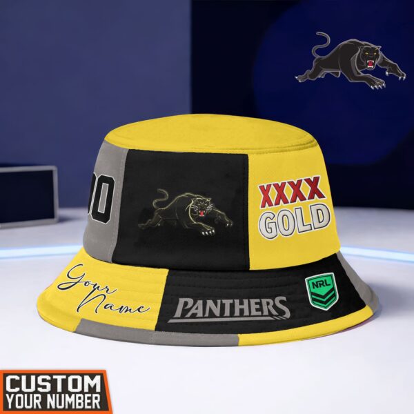 Penrith Panthers NRL x XXXX Gold Beer Bucket Hat For Fans - Limited Edition