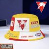 Sydney Swans AFL x XXXX Gold Beer Bucket Hat For Fans - Limited Edition