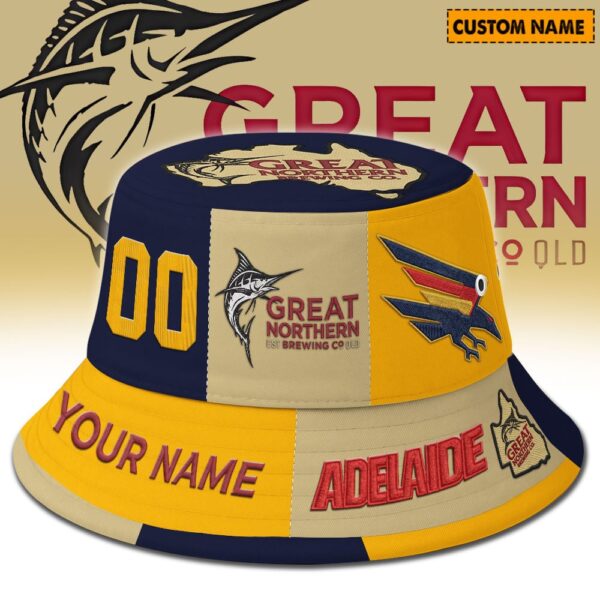 Adelaide Crows AFL x Great Northern Beer Bucket Hat For Fans - Limited Edition