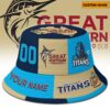Gold Coast Titans NRL x Great Northern Beer Bucket Hat For Fans - Limited Edition