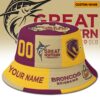 Brisbane Broncos NRL x Great Northern Beer Bucket Hat For Fans - Limited Edition