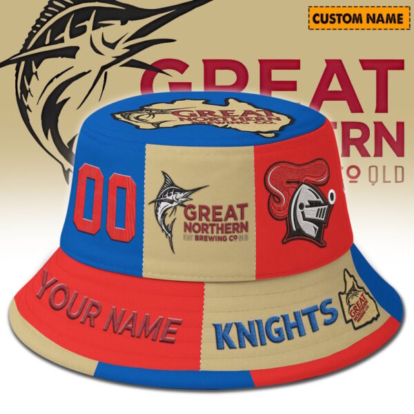 Newcastle Knights NRL x Great Northern Beer Bucket Hat For Fans - Limited Edition