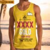 South Sydney Rabbitohs NRL x XXXX Gold Beer Tank Top Personalized Gifts For Fans - Limited Edition