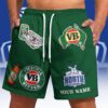 North Melbourne Kangaroos AFL x Victoria Bitter Short Pants Custom Name Gifts For Fans - Limited Edition