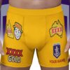 Fremantle Dockers AFL x XXXX Gold x AFL Men's Boxer Brief Custom Name Gifts For Fans - Limited Edition