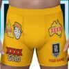 Port Adelaide Power AFL x XXXX Gold x AFL Men's Boxer Brief Custom Name Gifts For Fans - Limited Edition