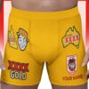St. George Dragons NRL x XXXX Gold Men's Boxer Brief Custom Name Gifts For Fans - Limited Edition