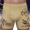 Adelaide Crows AFL x Great Northern Beer Men's Boxer Brief Custom Name Gifts For Fans - Limited Edition