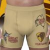 Hawthorn Hawks AFL x Great Northern Beer Men's Boxer Brief Custom Name Gifts For Fans - Limited Edition
