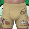 South Sydney Rabbitohs NRL x Great Northern Beer Men's Boxer Brief Custom Name Gifts For Fans - Limited Edition