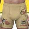 North QLD Cowboys NRL x Great Northern Beer Men's Boxer Brief Custom Name Gifts For Fans - Limited Edition
