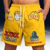 Gold Coast Titans NRL x XXXX Gold Short Pants Personalized Gifts For Fans - Limited Edition