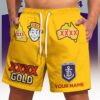 Fremantle Dockers AFL x XXXX Gold Short Pants Personalized Gifts For Fans - Limited Edition