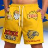 West Coast Eagles AFL x XXXX Gold Short Pants Personalized Gifts For Fans - Limited Edition