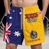 Collingwood Magpies AFL x XXXX Gold Australia Flag Short Pants Personalized Gifts For Fans - Limited Edition