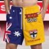 St Kilda Saints AFL x XXXX Gold Australia Flag Short Pants Personalized Gifts For Fans - Limited Edition