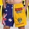 Richmond Tigers AFL x XXXX Gold Australia Flag Short Pants Personalized Gifts For Fans - Limited Edition