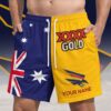 Adelaide Crows AFL x XXXX Gold Australia Flag Short Pants Personalized Gifts For Fans - Limited Edition