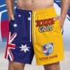 Western Bulldogs AFL x XXXX Gold Australia Flag Short Pants Personalized Gifts For Fans - Limited Edition