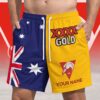 Sydney Swans AFL x XXXX Gold Australia Flag Short Pants Personalized Gifts For Fans - Limited Edition
