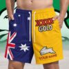 South Sydney Rabbitohs NRL x XXXX Gold Australia Flag Short Pants Personalized Gifts For Fans - Limited Edition
