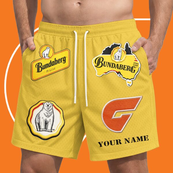 GWS Giants AFL x Bundaberg Rum Short Pants Personalized Gifts For Fans - Limited Edition