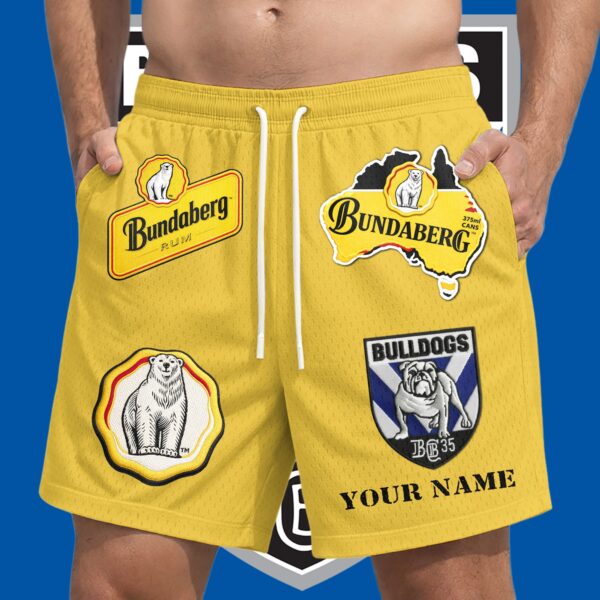 Canterbury Bulldogs NRL x Bundaberg Rum Short Pants Personalized Gifts For Fans - Limited Edition