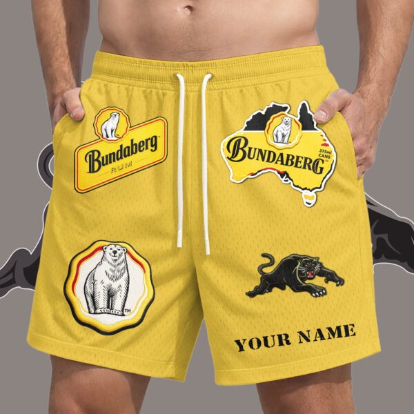 Penrith Panthers NRL x Bundaberg Rum Short Pants Personalized Gifts For Fans - Limited Edition