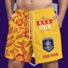 Fremantle Dockers AFL x XXXX Gold Short Pants Personalized Gifts For Fans - Limited Edition