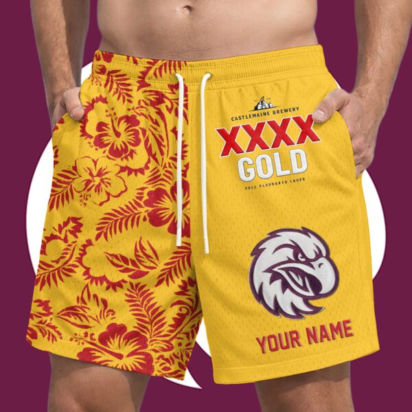 Manly Sea Eagles NRL XXXX Gold Short Pants Personalized Gifts For Fans - Limited Edition