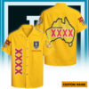Port Adelaide Power AFL x XXXX Gold Hawaiian Shirts Personalized Gifts For Fans - Limited Edition