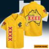 Carlton Blues AFL x XXXX Gold Hawaiian Shirts Personalized Gifts For Fans - Limited Edition