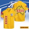 Western Bulldogs AFL x XXXX Gold Hawaiian Shirts Personalized Gifts For Fans - Limited Edition