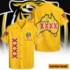 Richmond Tigers AFL x XXXX Gold Hawaiian Shirts Personalized Gifts For Fans - Limited Edition