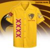Hawthorn Hawks AFL x XXXX Gold Hawaiian Shirts Personalized Gifts For Fans - Limited Edition
