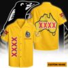 Collingwood Magpies AFL x XXXX Gold Hawaiian Shirts Personalized Gifts For Fans - Limited Edition