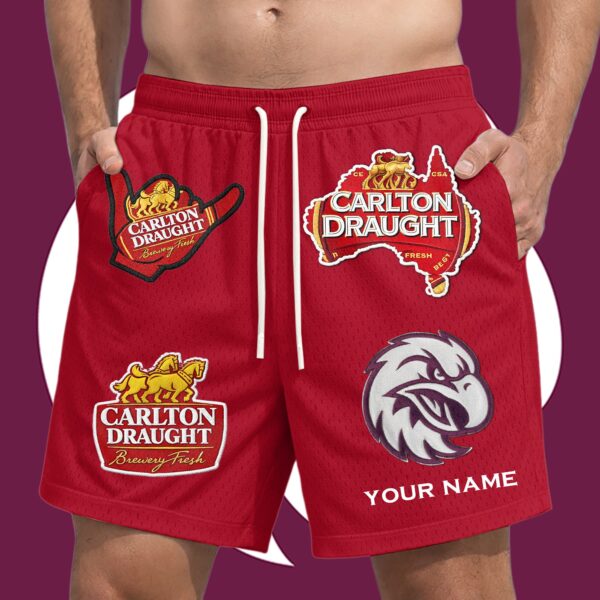 Manly Sea Eagles NRL x Carlton Draught Short Pants Personalized Gifts For Fans - Limited Edition