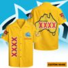 Cronulla Sharks NRL x XXXX Gold Hawaiian Shirts Personalized Gifts For Fans - Limited Edition