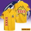 Melbourne Storm NRL x XXXX Gold Hawaiian Shirts Personalized Gifts For Fans - Limited Edition