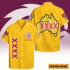 Manly Sea Eagles NRL x XXXX Gold Hawaiian Shirts Personalized Gifts For Fans - Limited Edition