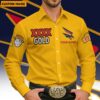 Adelaide Crows AFL x XXXX Gold Men's Long-Sleeve Button Shirt Custom Name Gifts For Fans - Limited Edition