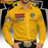 Richmond Tigers AFL x XXXX Gold Men's Long-Sleeve Button Shirt Custom Name Gifts For Fans - Limited Edition