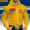 North QLD Cowboys NRL x XXXX Gold Men's Long-Sleeve Button Shirt Custom Name Gifts For Fans - Limited Edition