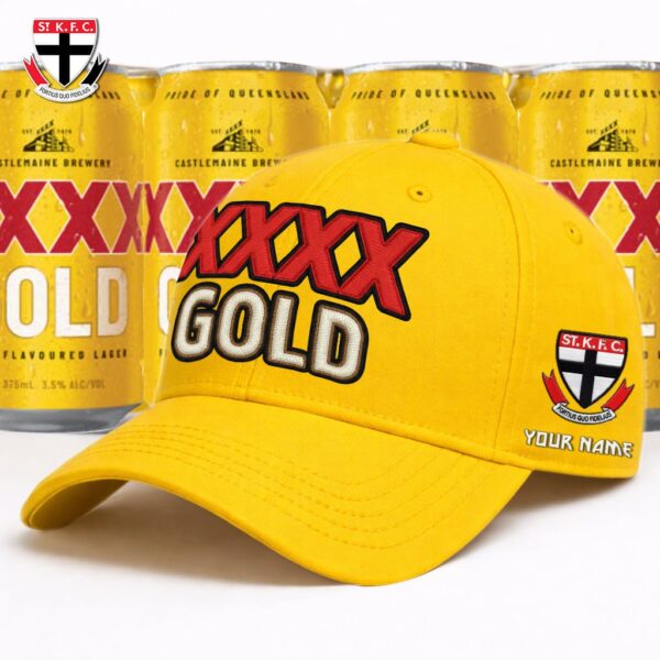 St Kilda Saints AFL x XXXX Gold Classic Cap Custom Name Gifts For Fans - Limited Edition