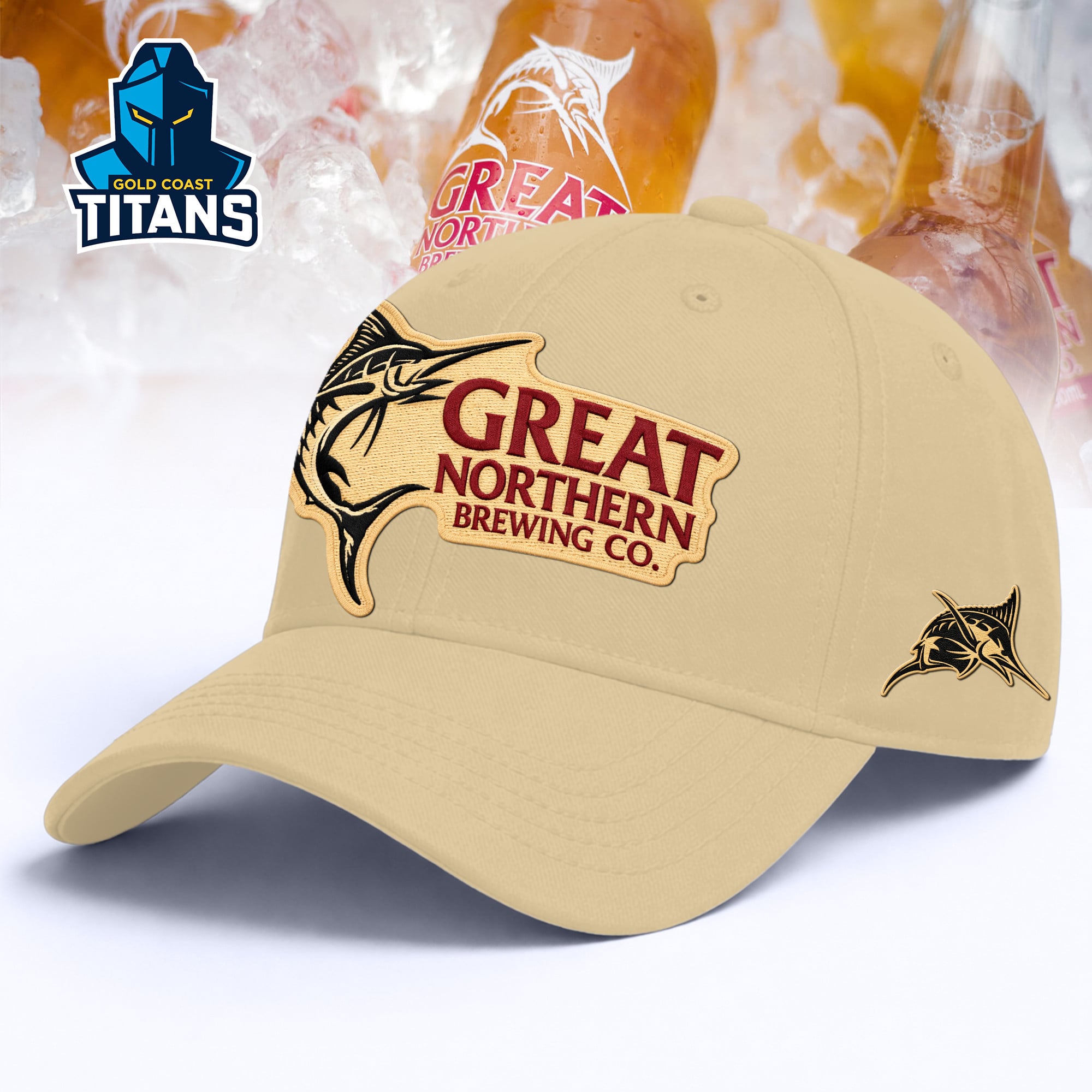 Gold Coast Titans NRL x Great Northern Beer Classic Cap Personalized Gifts For Fans - Limited Edition