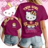 Brisbane Lions AFL x Hello Kitty T Shirt Personalized Gifts For Fans - Limited Edition